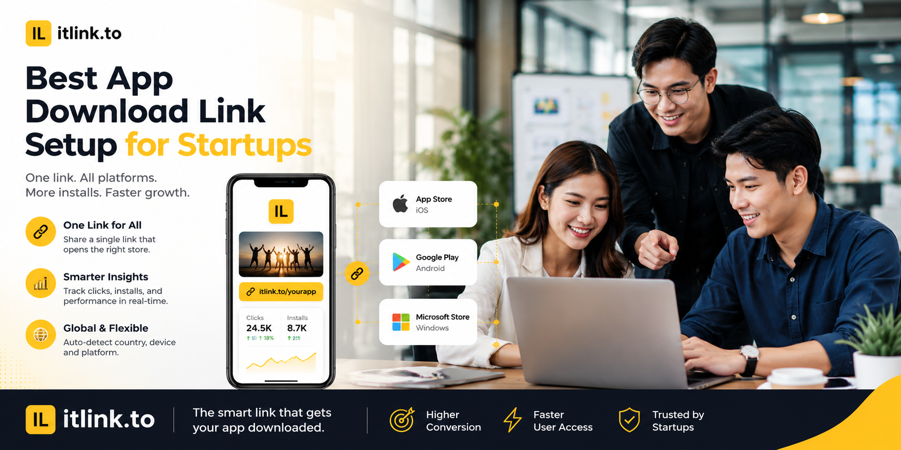Best App Download Link Setup for Startups