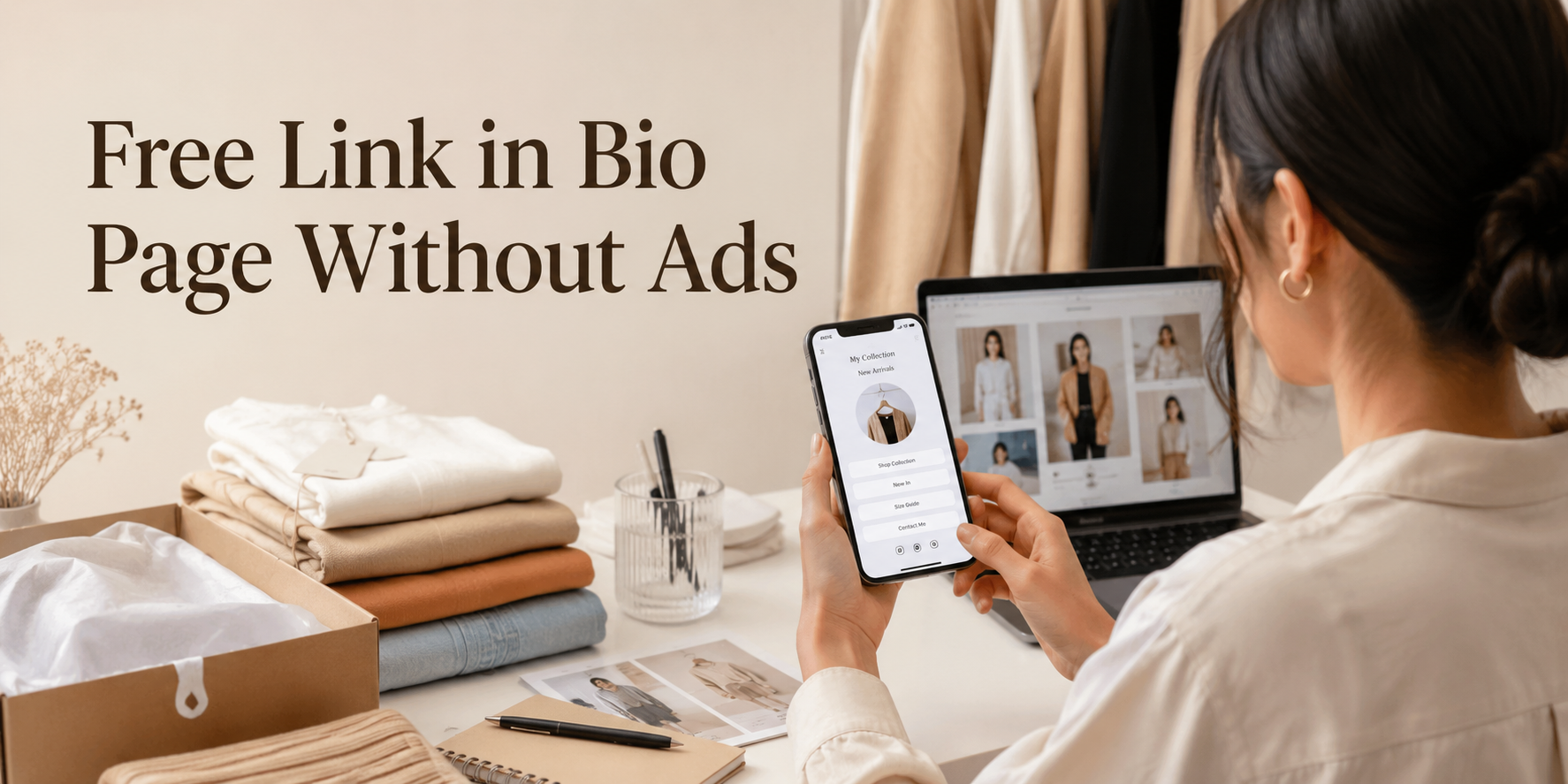 Free Link in Bio Page Without Ads
