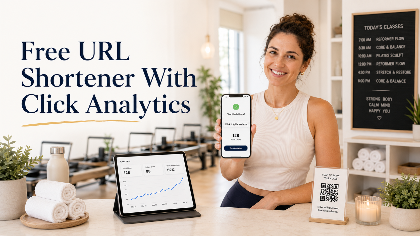 Free URL Shortener With Click Analytics