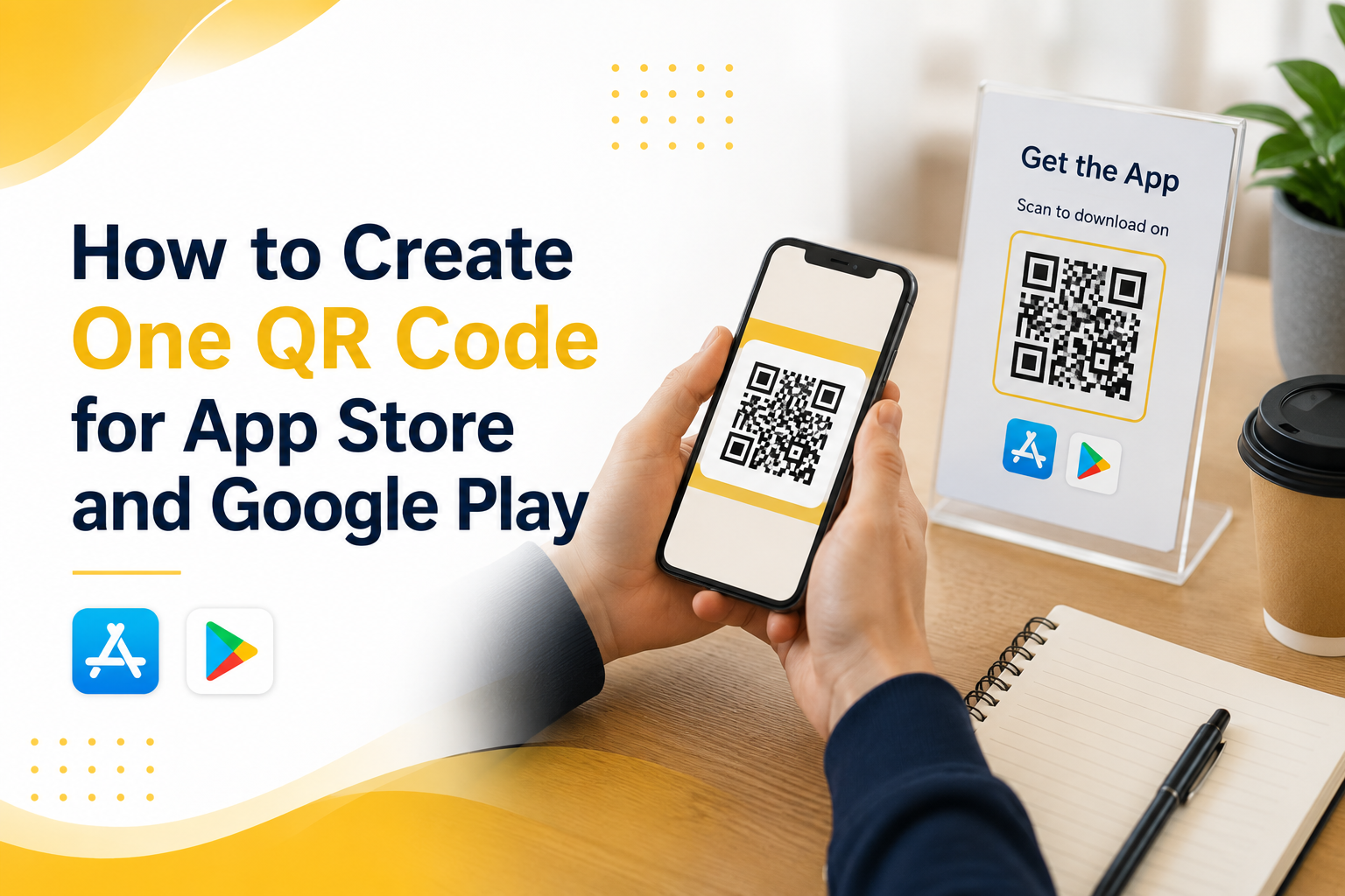 How to Create One QR Code for App Store and Google Play