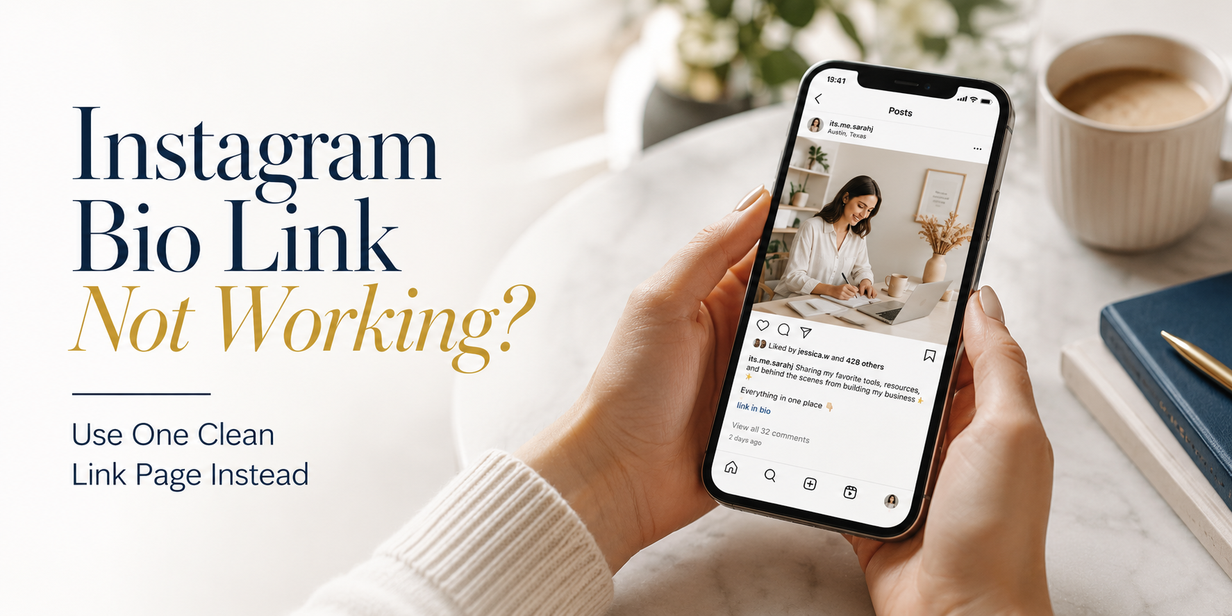 Instagram Bio Link Not Working? Use One Clean Link Page Instead