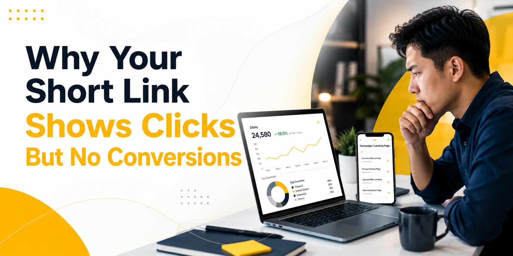 Why Your Short Link Shows Clicks But No Conversions